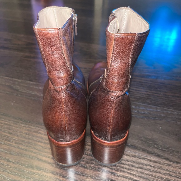 MOMA Italian real leather boots,excellent condition,size 39(8.5),chestnut colour - Picture 2 of 14